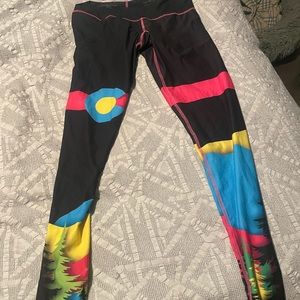 2 pair of Colorado threads large yoga pants
